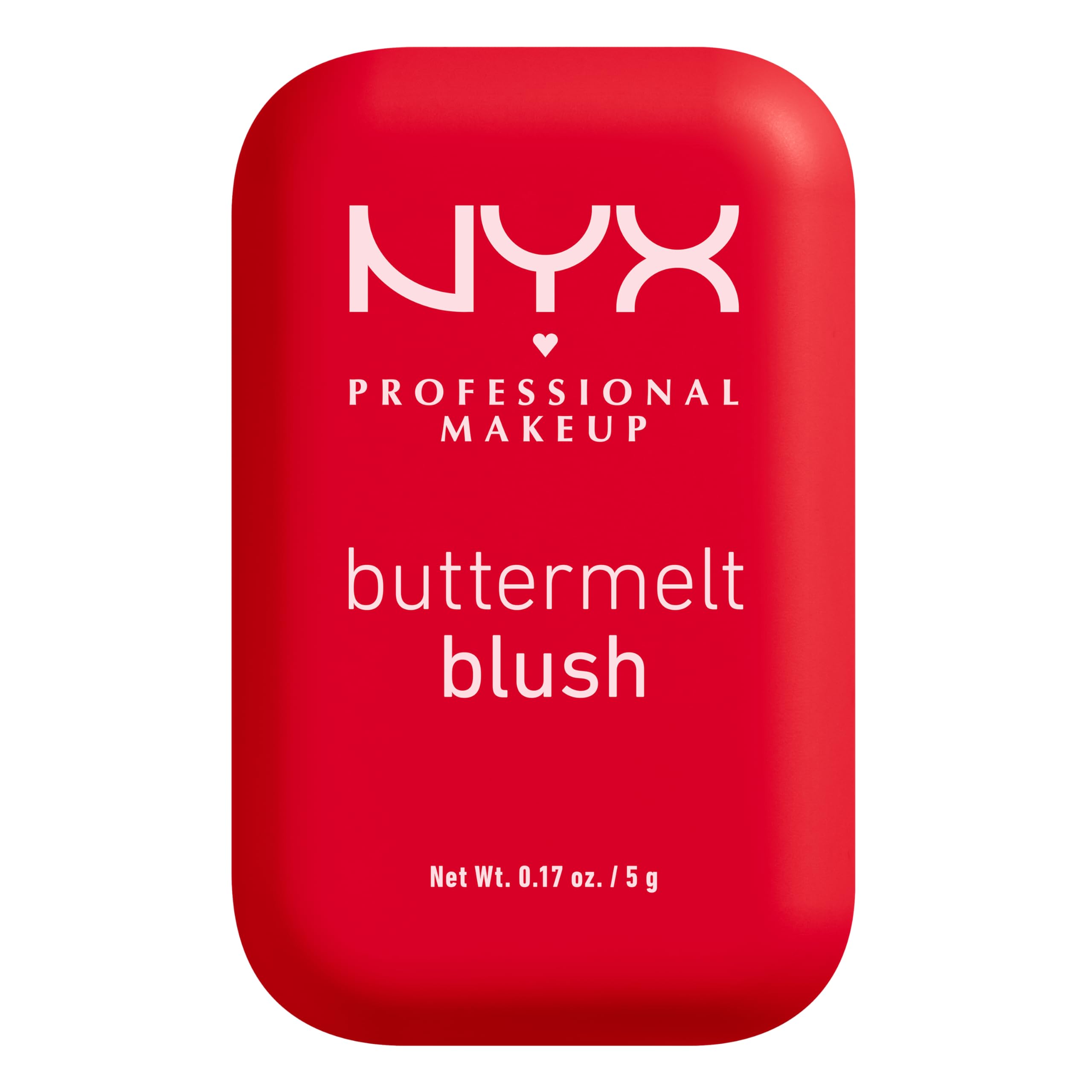 NYX PROFESSIONAL MAKEUP Buttermelt Powder Blush, Fade and Transfer-Resistant Blush, Up to 12HR Make Up Wear, Vegan Formula - For The Butta