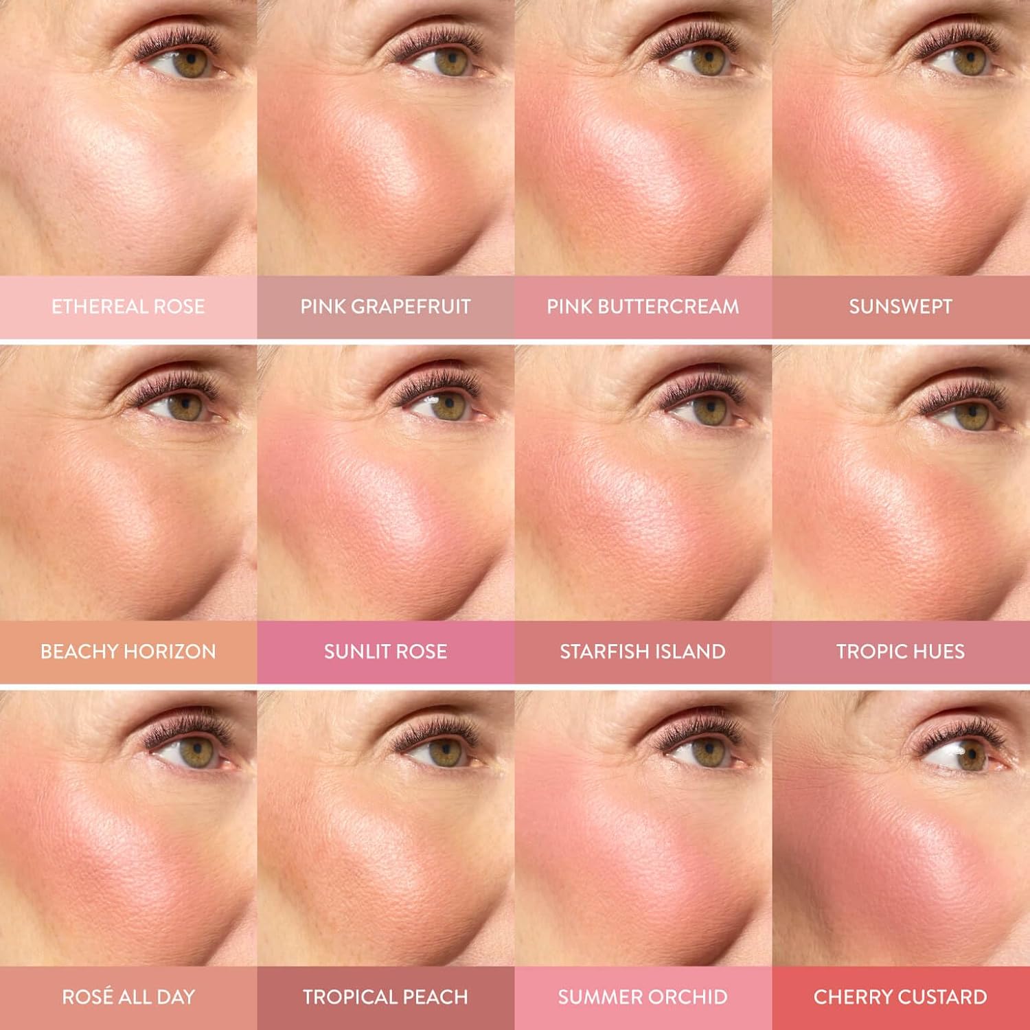 LAURA GELLER NEW YORK Baked Blush-n-Brighten for Mature Skin - 01 Pink Buttercream- Powder Blush Won't Settle into Fine Lines - Buildable Natural Finish – Longlasting Formula - Made in Italy​