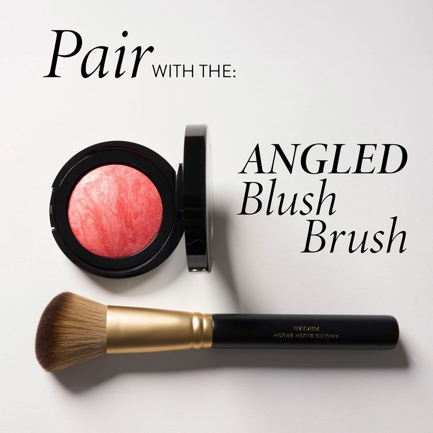 LAURA GELLER NEW YORK Baked Blush-n-Brighten for Mature Skin - 01 Pink Buttercream- Powder Blush Won't Settle into Fine Lines - Buildable Natural Finish – Longlasting Formula - Made in Italy​