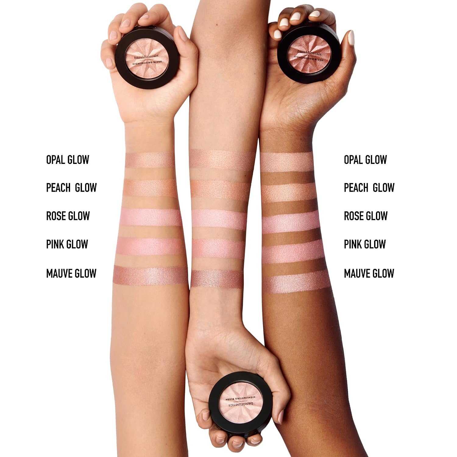 bareMinerals Gen Nude Highlighting Blush, Pink Glow, Vegan, Cruelty-Free & Dermatologist-Tested