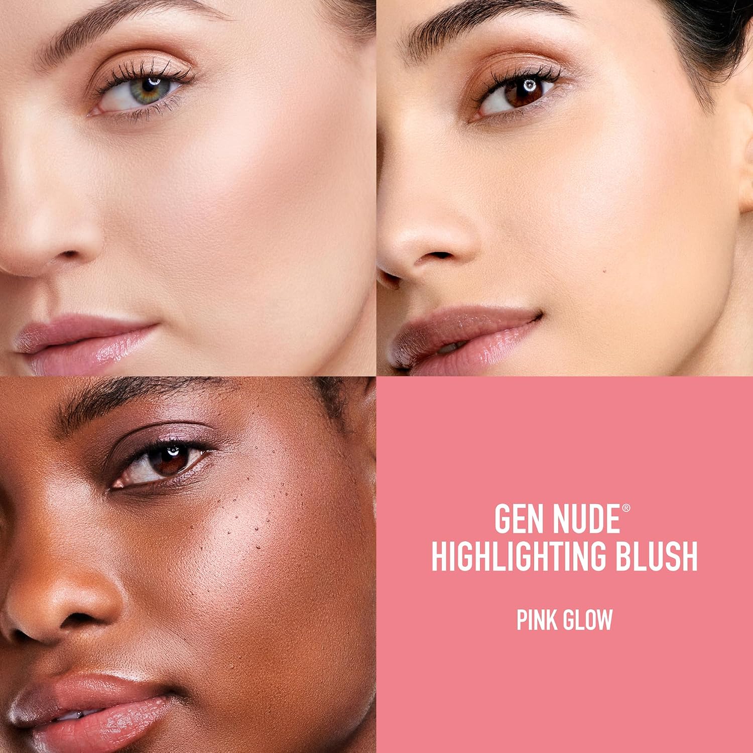 bareMinerals Gen Nude Highlighting Blush, Pink Glow, Vegan, Cruelty-Free & Dermatologist-Tested