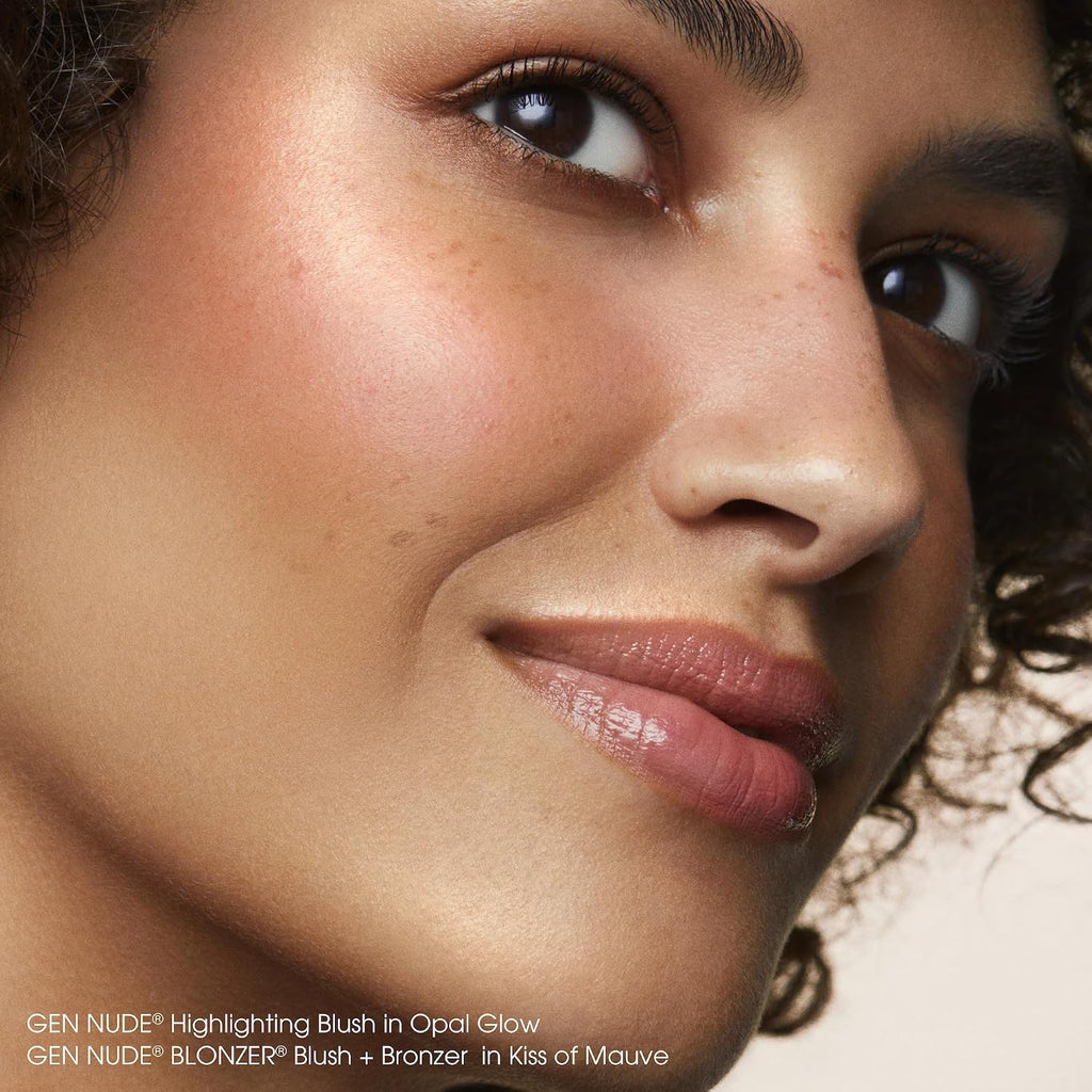 bareMinerals Gen Nude Highlighting Blush, Pink Glow, Vegan, Cruelty-Free & Dermatologist-Tested